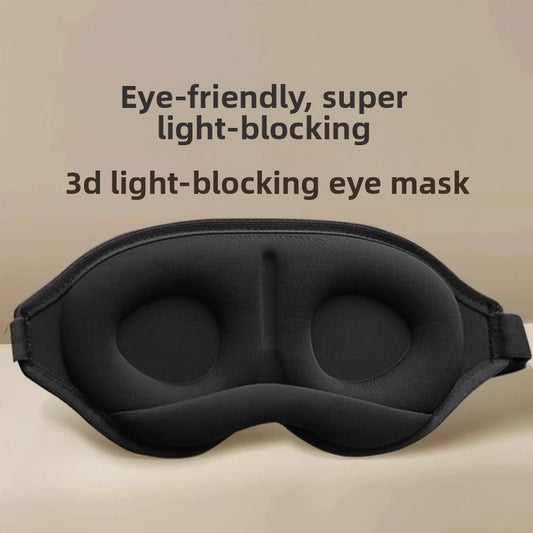 3D Light-Blocking Sleep Eye Mask with Earplugs